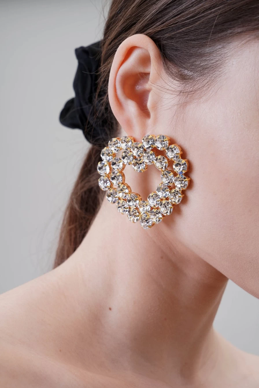 Vanina Heart Earrings for Women - Elegant Nuances Design Jewelry